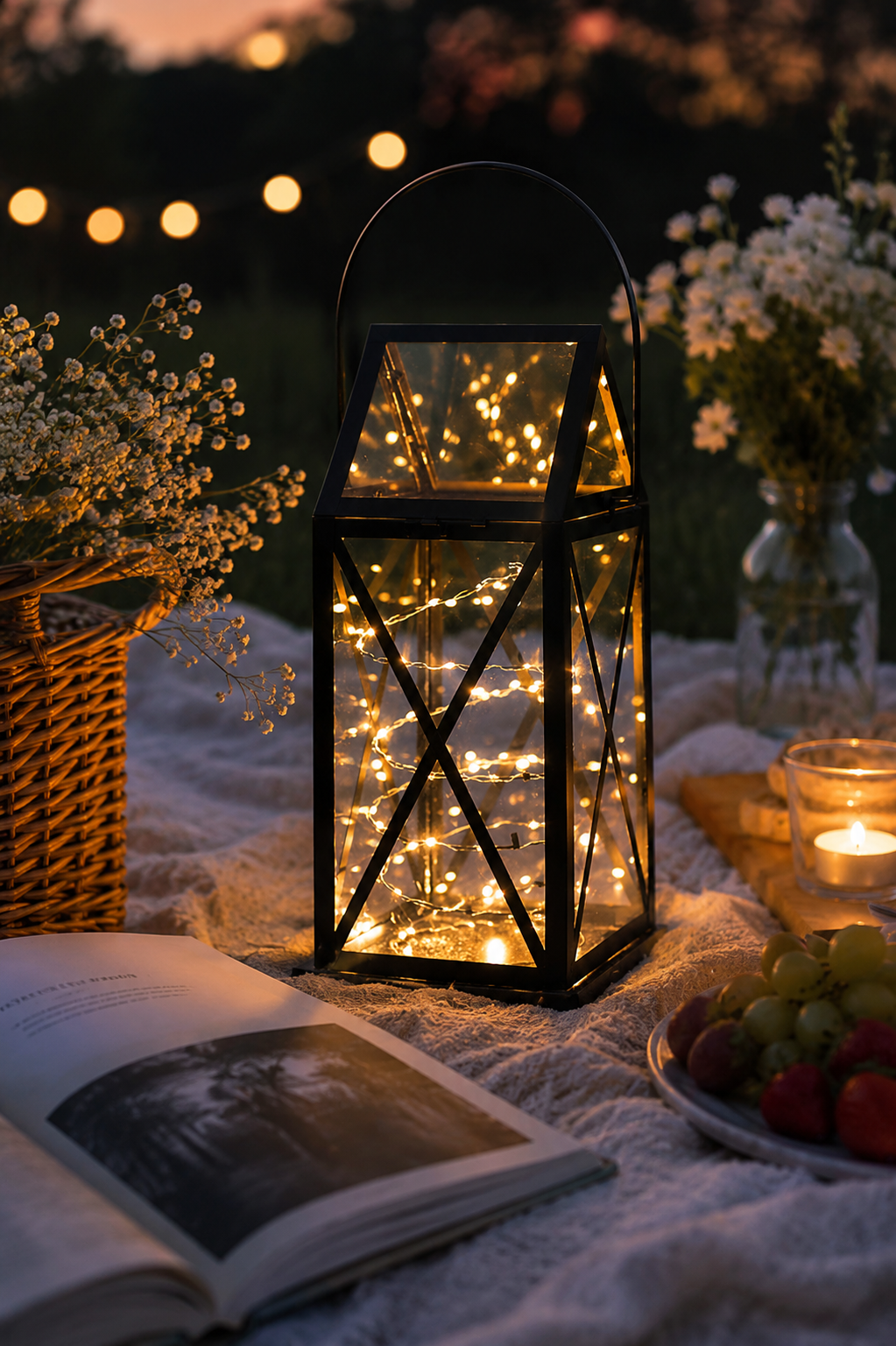 20 LED Silver Copper Mini String Light - Batteries Included