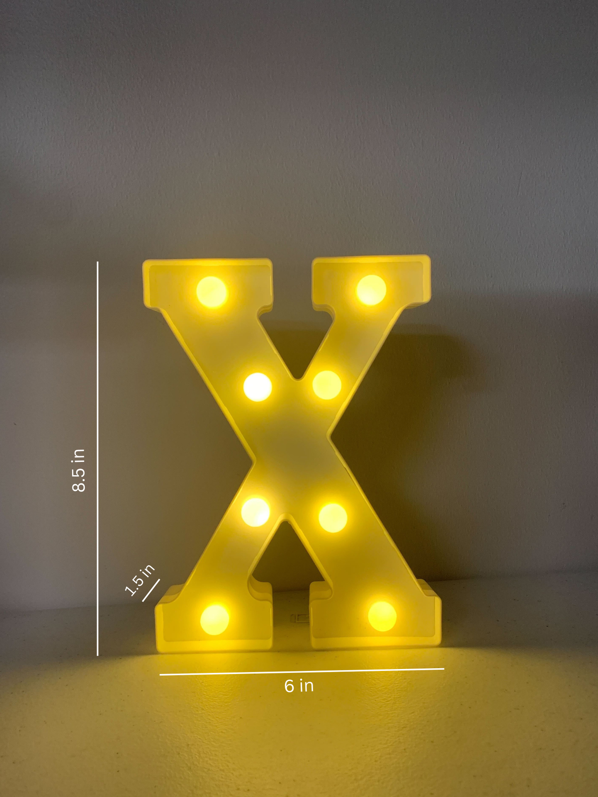 Letter Light | X