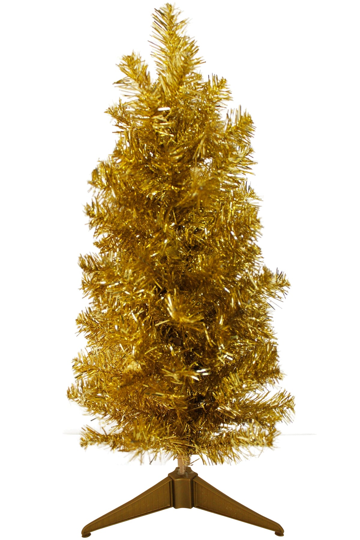 2' Gold Tabletop Pencil Tree with Plastic Stand, 93 Tips, Dia 12 ...