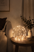 Large 120 LED Wire Ball Plug in Lights - Warm White