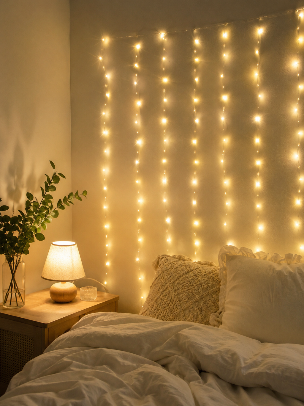96 LED Fairy Curtain Light - Battery Operated