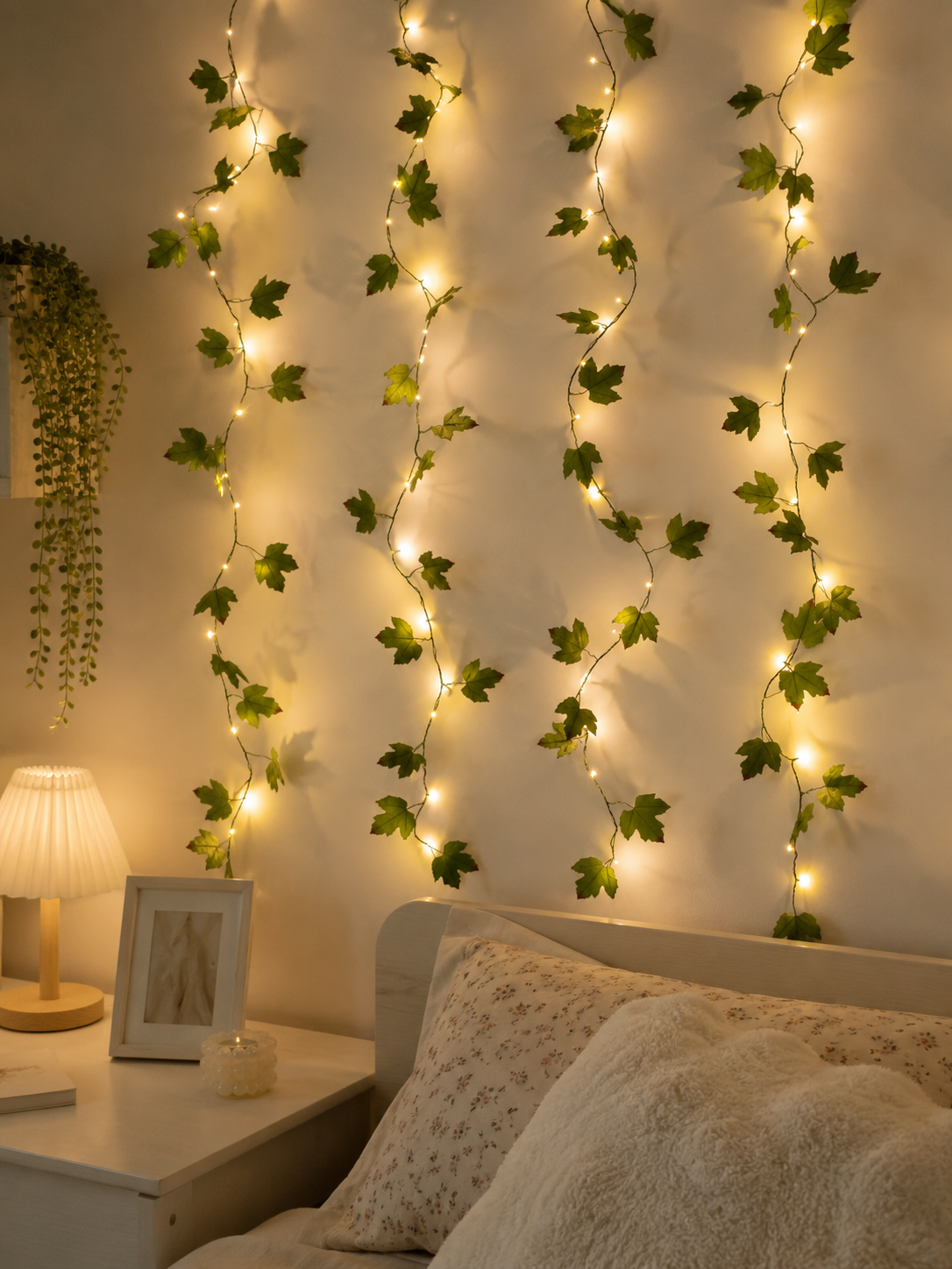Perfect Holiday 20 LED Maple Leaf Fairy Lights - Battery Operated