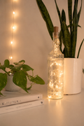 Pack of 10 Twinkle LED Bottle Cork Lights - Warm White (Bottle Not Included)