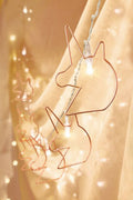 Rose Gold Unicorn String Lights - Battery Operated