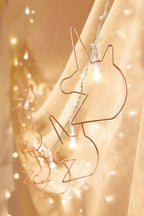 Rose Gold Unicorn String Lights - Battery Operated
