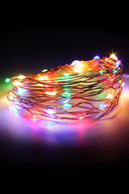 Solar Powered 200 LED 72ft Copper Wire Fairy Light 72' - 8 Light Modes