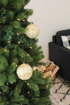 10CM BALL WITH STUD ACCENTS (2 PCS)