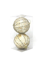 10CM BALL WITH STUD ACCENTS (2 PCS)