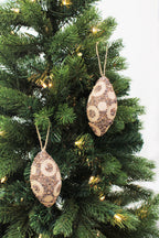 110 CM Polka Dots Olive Ornaments - Brown (3 PCS)