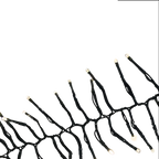 240 LED Cluster Lights Black Wire - Warm White