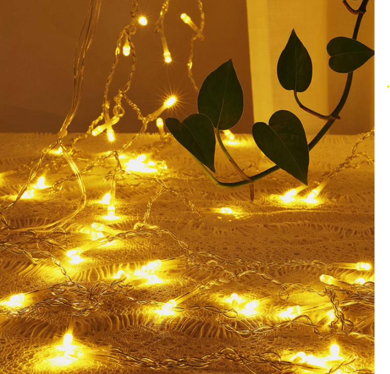 300 LED Super Bright Curtain Lights, Warm White
