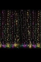 300 LED Curtain String Light with Remote - Multicolor