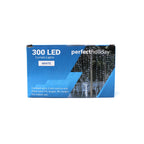 300 LED Curtain String Light with Remote - White