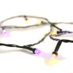 300 LED String Light Super Bright Roll - Purple Yellow
