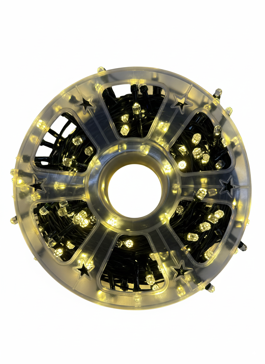 300 LED String Light Super Bright Roll - Warm White