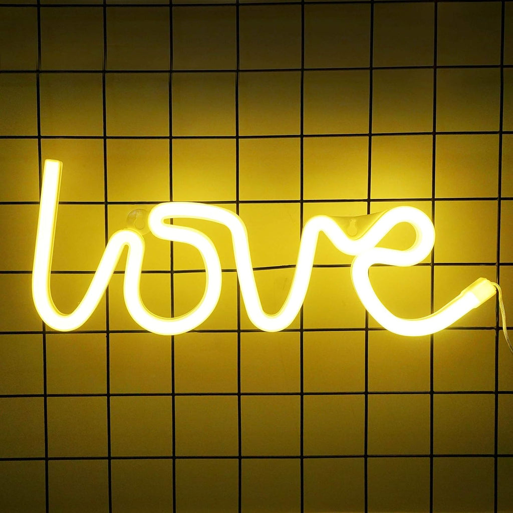Love Neon Lights Battery Operated