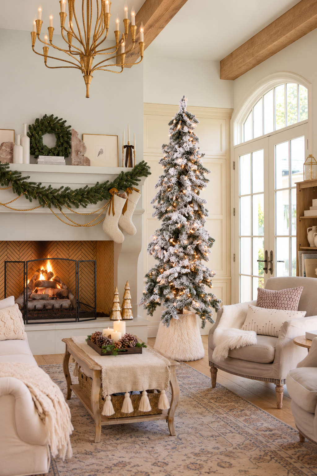 6' Prelit Natural Alpine Tree