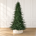 11ft Unlit Green Aspen Fir Christmas Tree - 4269 Tips 77" Diameter with Stand