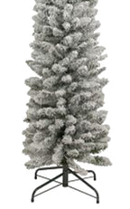 6.5 ft Pencil Snow Flock Tree