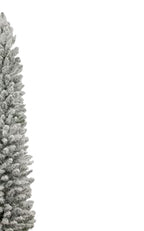6.5 ft Pencil Snow Flock Tree