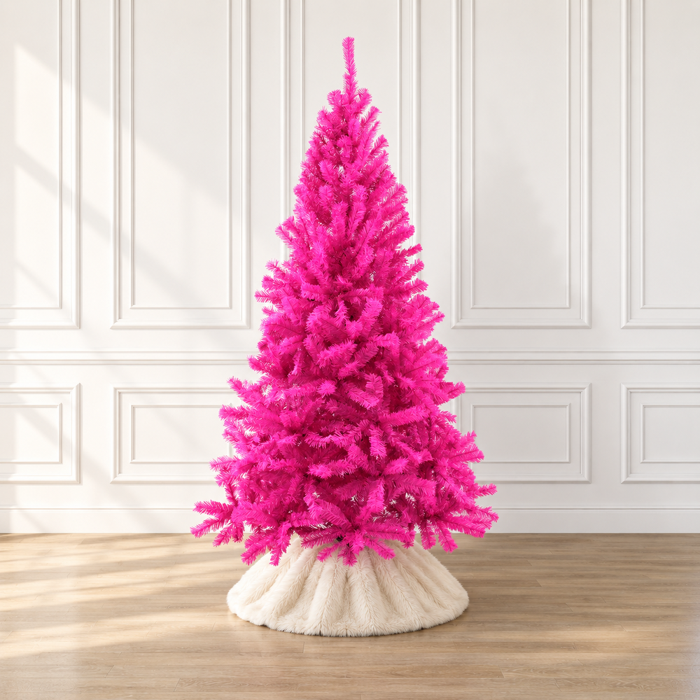 Pink Canadian Pine Christmas Tree
