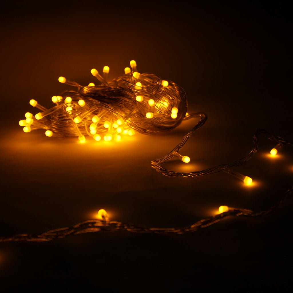 100 LED Super Bright String Lights, Yellow