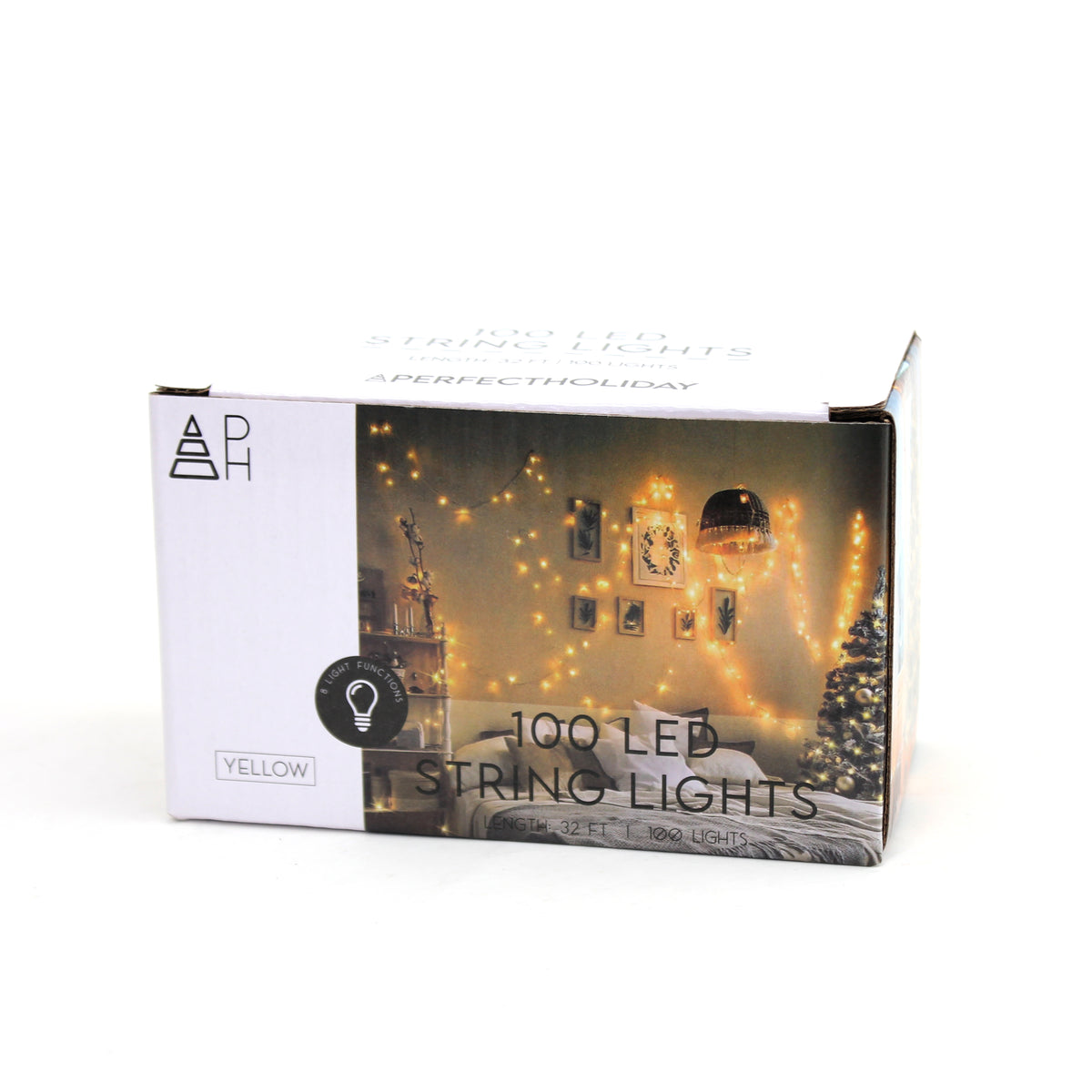 100 LED Super Bright String Lights, Yellow