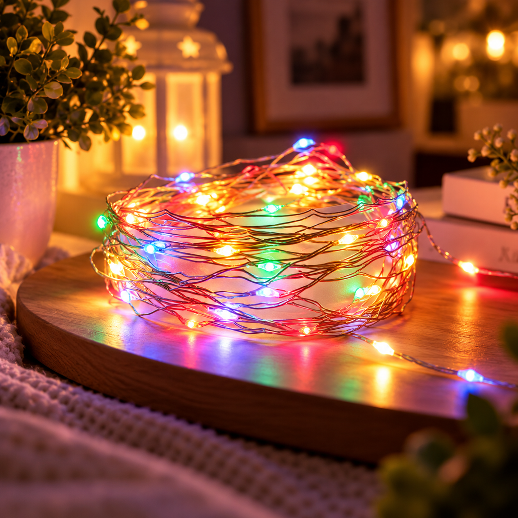100 LED String Light Copper Wire - Multicolor