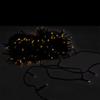 400 LED Solar Power Indoor Outdoor Waterproof String Lights Flashing Mode Green Wire - Long Hours - Warm White