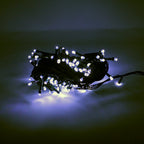 100 LED Green Wire Waterproof String Lights – White