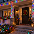 100 LED String Lights Waterproof Outdoor Flashing - Multicolor