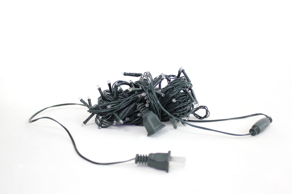 100 LED String Lights Waterproof Outdoor Flashing - White