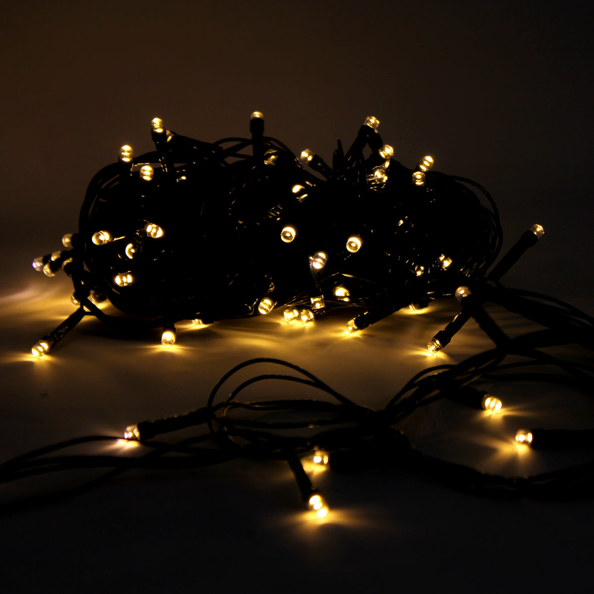 100 LED String Lights Waterproof Outdoor Flashing - Warm White