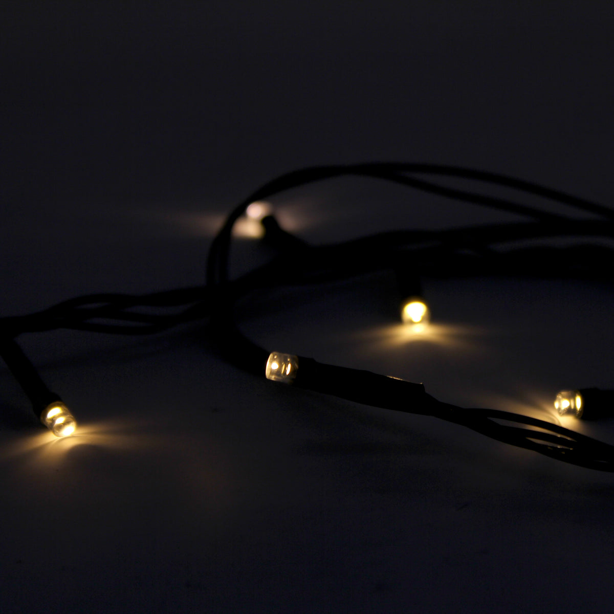 100 LED String Lights Waterproof Outdoor Flashing - Warm White