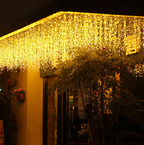 96 LED Super Bright Icicle Lights - Warm White