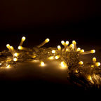 96 LED Super Bright Icicle Lights - Warm White