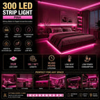 Strip Light 300 LED 5M Waterproof - Pink