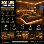 Strip Light 300 LED 5M Waterproof - Warm White