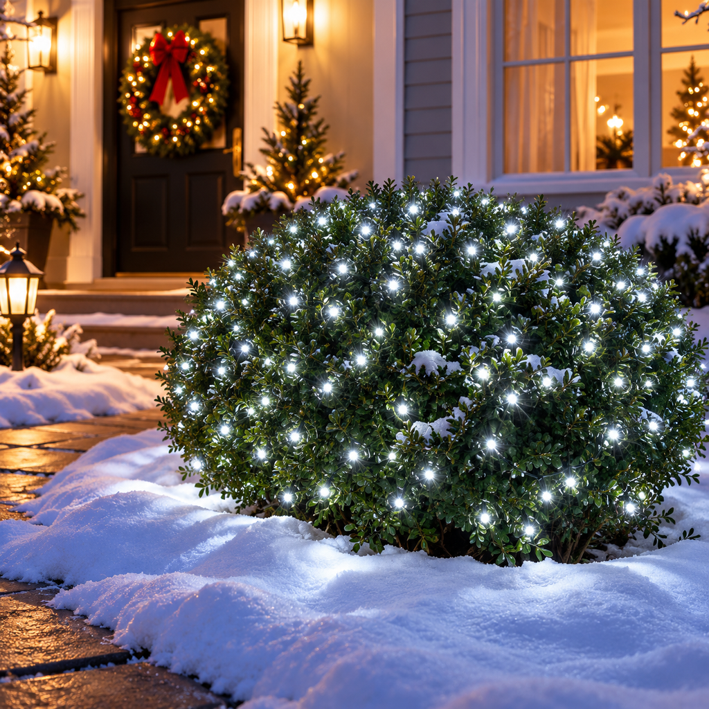 100 LED 4.9ft x 4.9ft Net lights - White
