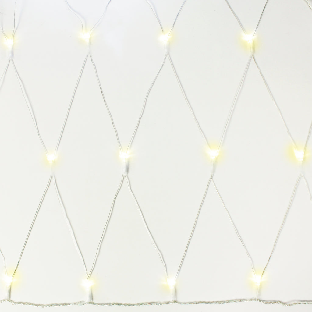 100 LED Net String Lights - Warm White