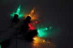 Perfect Holiday 10 LED Solar Power Indoor Outdoor Waterproof String Light, Multicolor