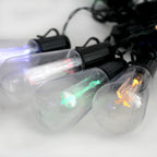 Perfect Holiday 10 LED Solar Power Indoor Outdoor Waterproof String Light, Multicolor