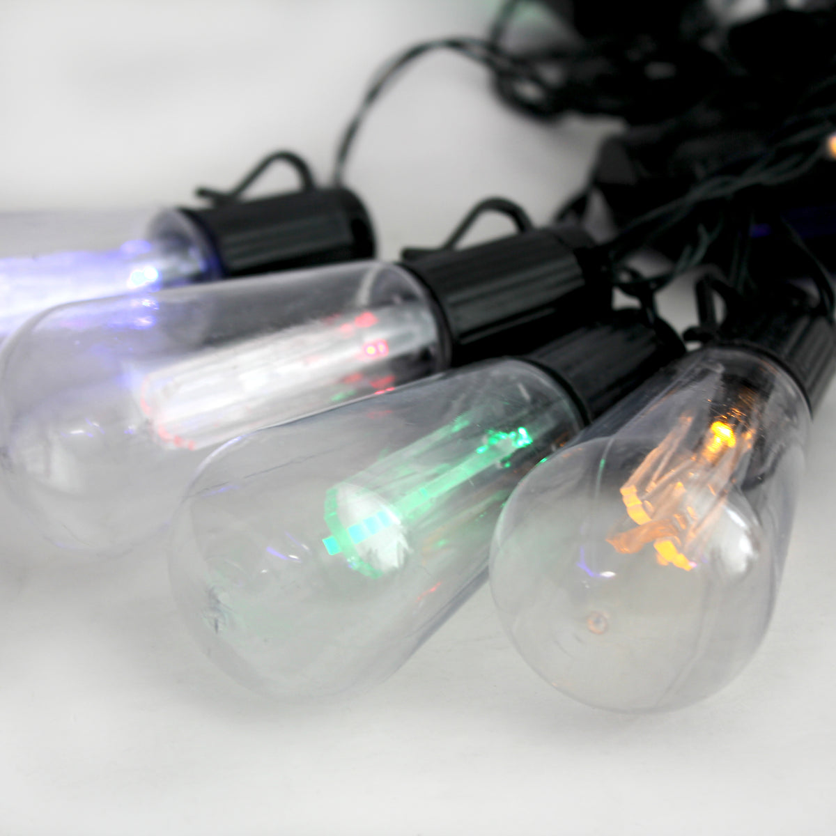 Perfect Holiday 10 LED Solar Power Indoor Outdoor Waterproof String Light, Multicolor