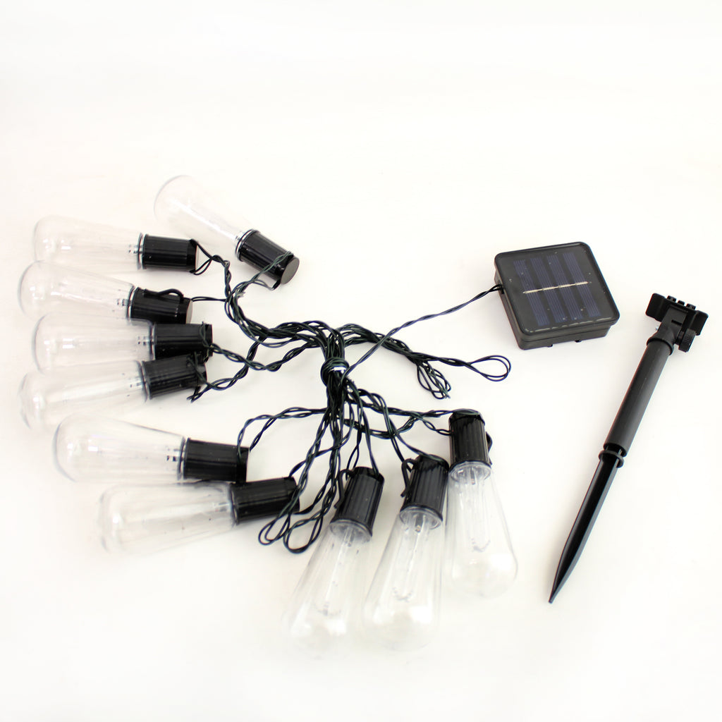 10 LED SOLAR String Light, Indoor Outdoor Waterproof, Warm White