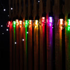 Outdoor String Lights Multicolor Decorative Ambient Lighting Plug-In 10 LED