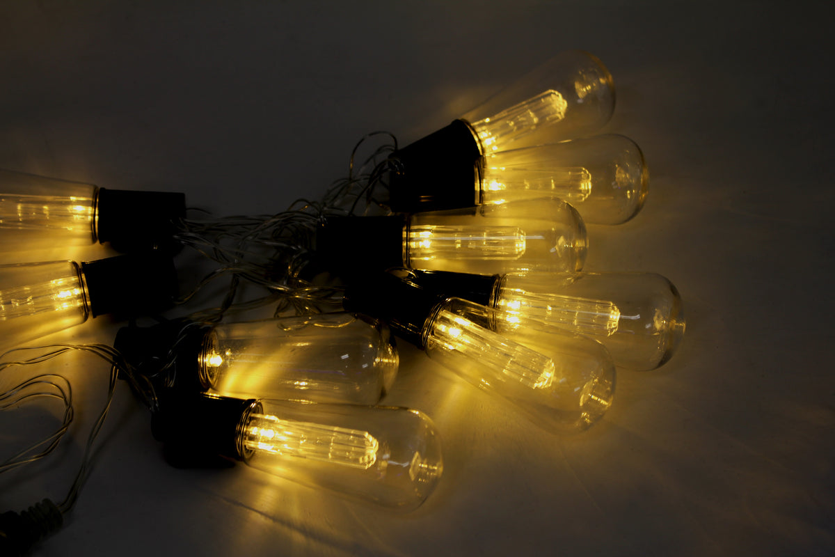 10 LED Outdoor String LightsWarm White Perfect Holiday