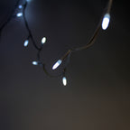 100 LED String Light with Connector - White