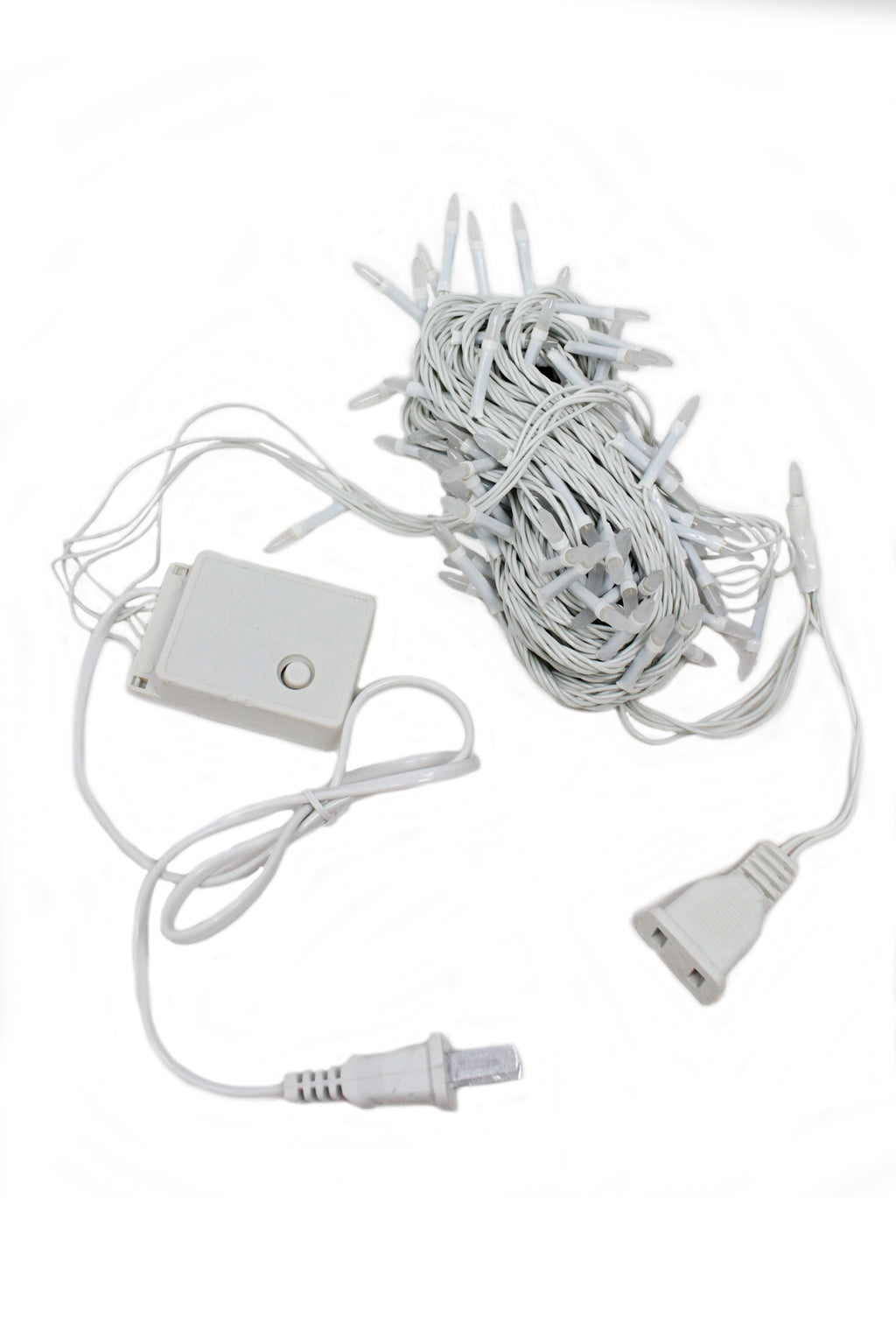 100 LED String Light with Connector - White