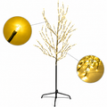 6ft 150L Tree Light, Yellow