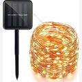 32ft 100 LED Microdot Wire Solar Fairy Light - Warm White